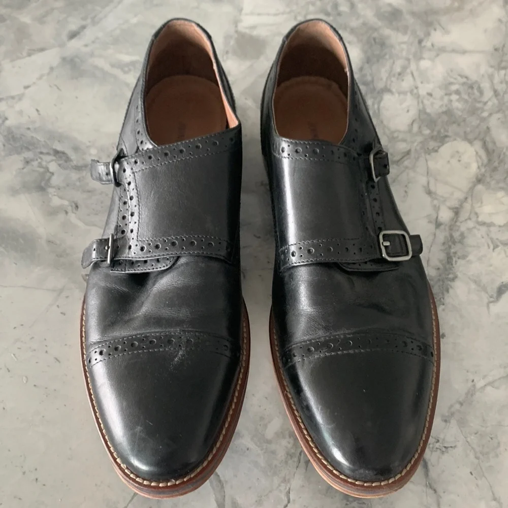 Johnston and Murphy leather loafers 9.5 - Picture 1 of 4